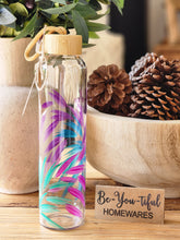 Load image into Gallery viewer, "Amani" Glass Water Bottle.