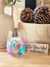 Load image into Gallery viewer, "Amani" Stemless or Stemmed Wine Glass.