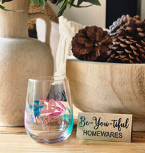 Load image into Gallery viewer, "Birthday Wishes" Stemless Wine Glass