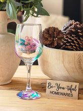 Load image into Gallery viewer, "Birthday Wishes" Stemmed Wine Glass