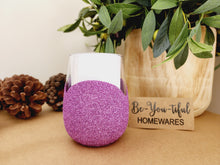 Load image into Gallery viewer, Single "Stemless Wine Glass"