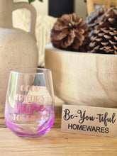 Load image into Gallery viewer, &quot;Good Friends Wine Together&quot; Painted Glass.

