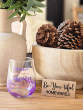 Load image into Gallery viewer, &quot;Karma When Your Daughter Turns Out Just Like You&quot; Painted Glass.
