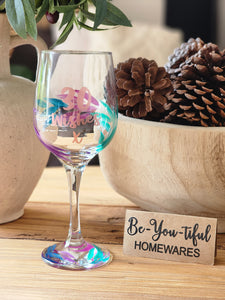 "Birthday Wishes" Stemmed Wine Glass