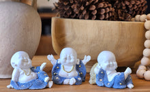 Load image into Gallery viewer, Set of 3 Happy Monk Buddha&#39;s
