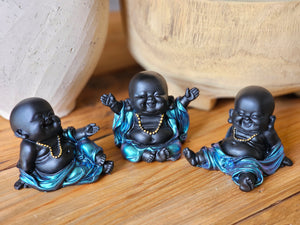 Set of 3 Happy Buddha's