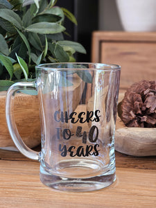 "Cheers and Beers" Beer Mug