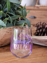 Load image into Gallery viewer, &quot;Winey Bitch&quot; Painted Glass

