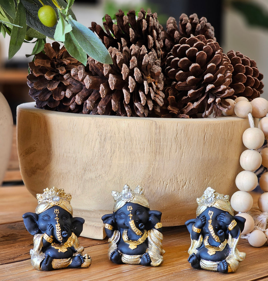 Set of 3 Wise Ganesh